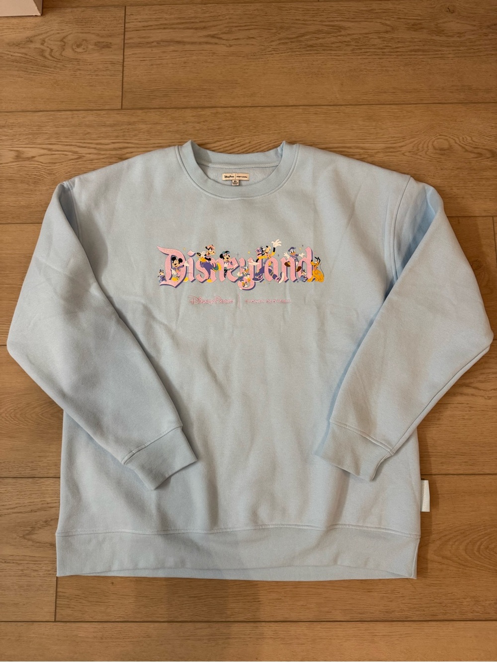 Disneyland 70th Anniversary Stoney Clover Lane Sweatshirt XL Brand New